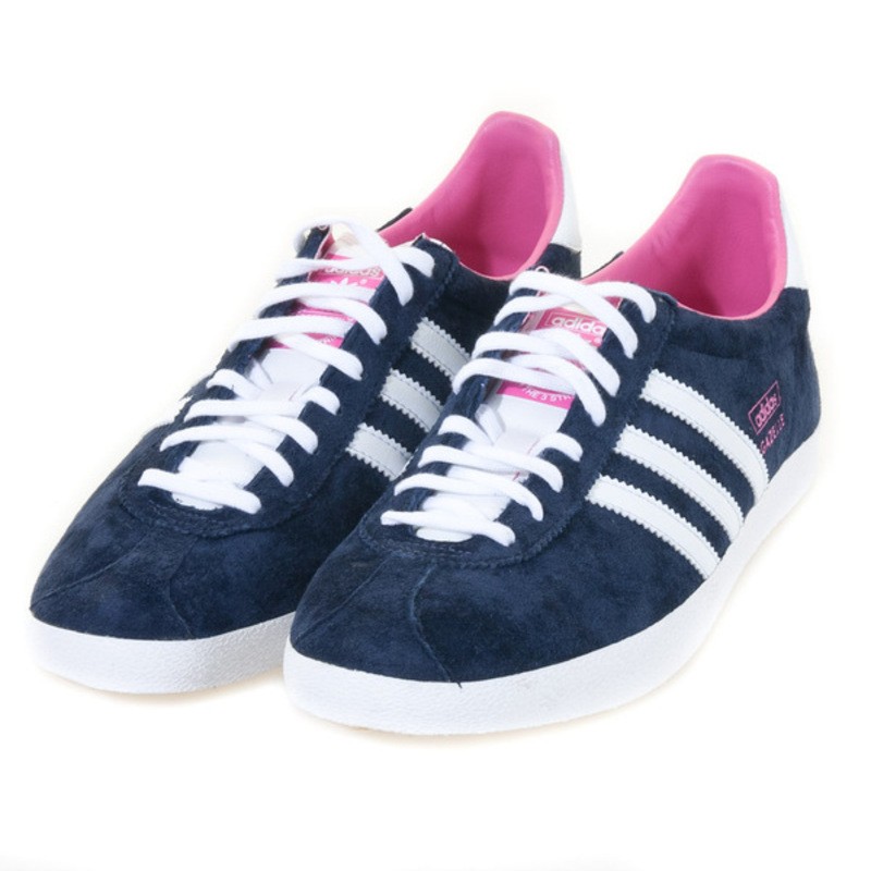 adidas gazelle og bleu marine et rose